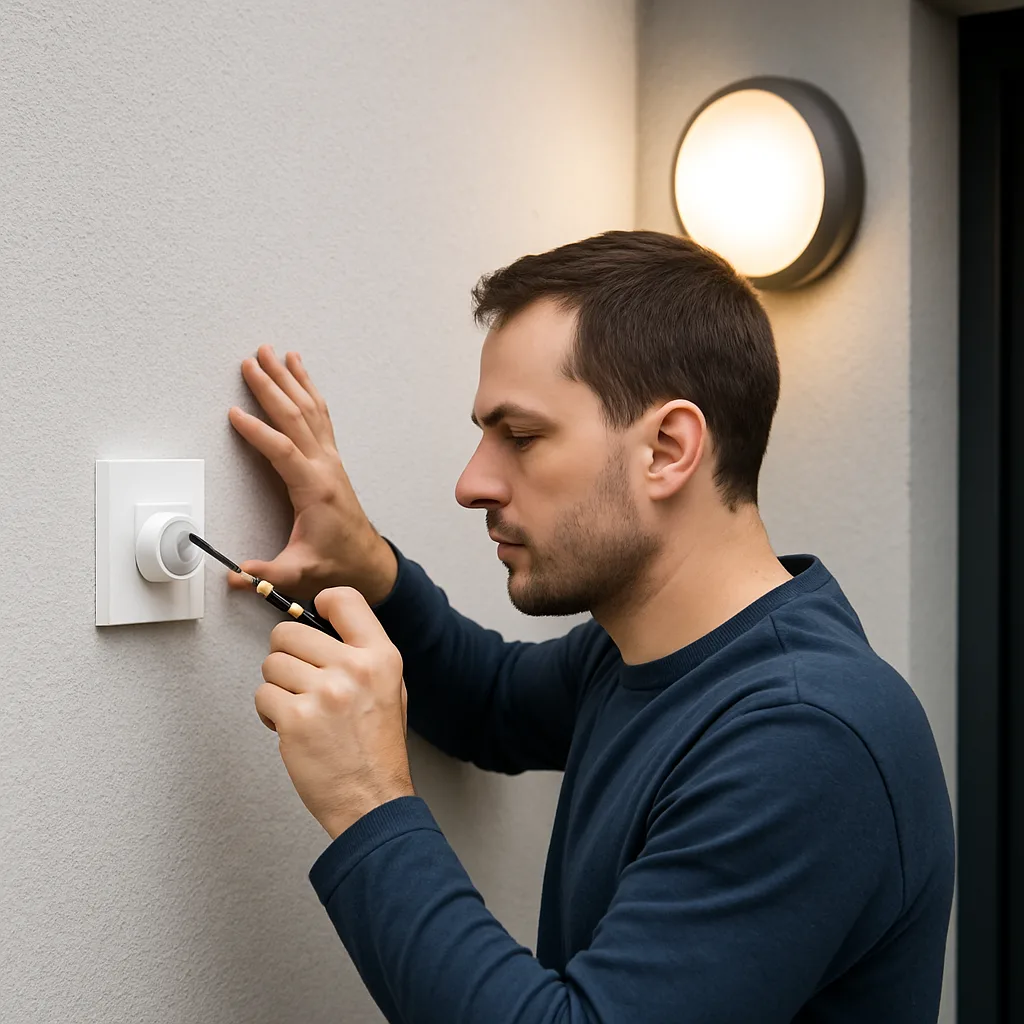 Bewegingssensor installeren voor verlichting