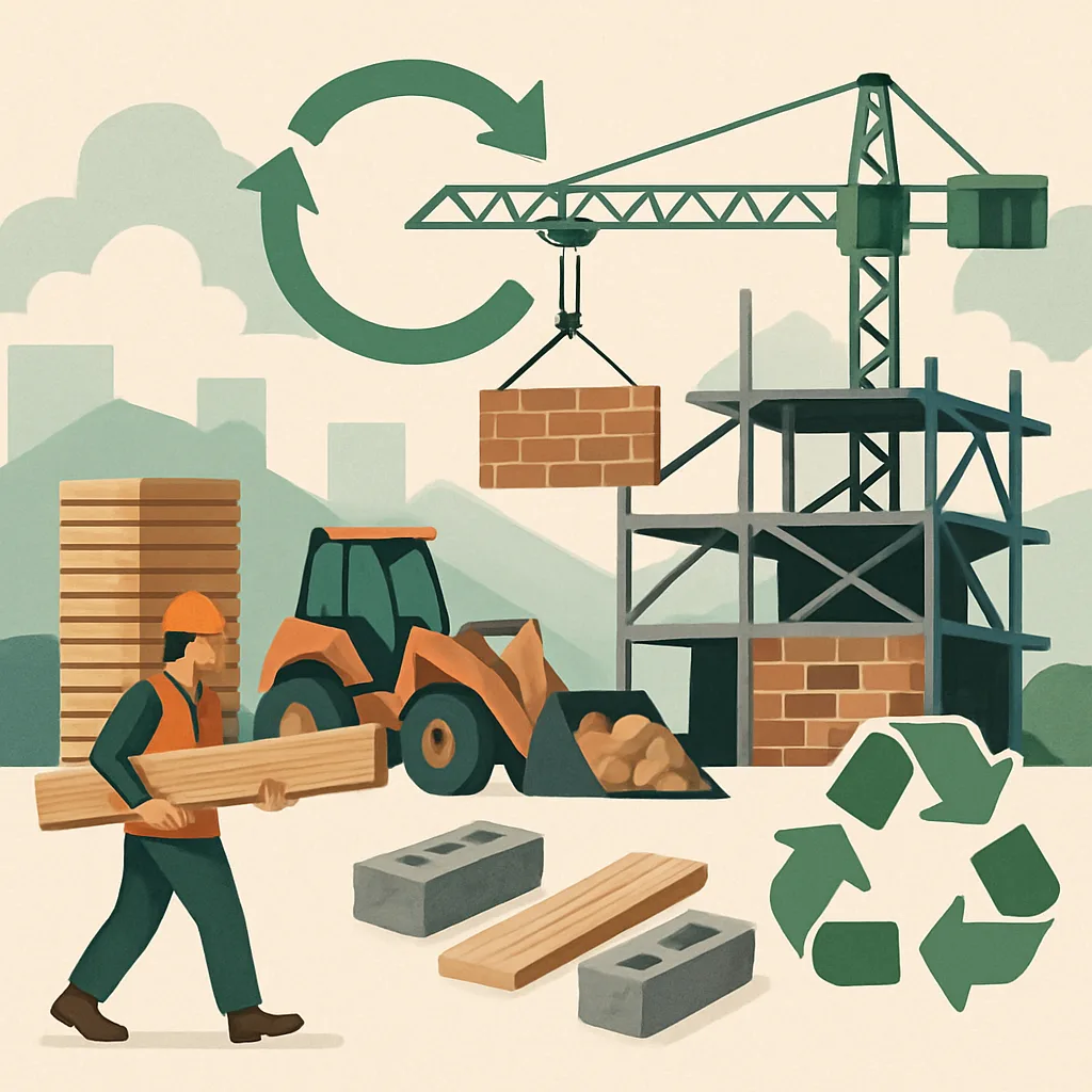 Circulair bouwen en hergebruik van materialen