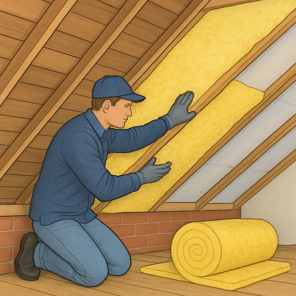 Dakisolatie plaatsen stap voor stap