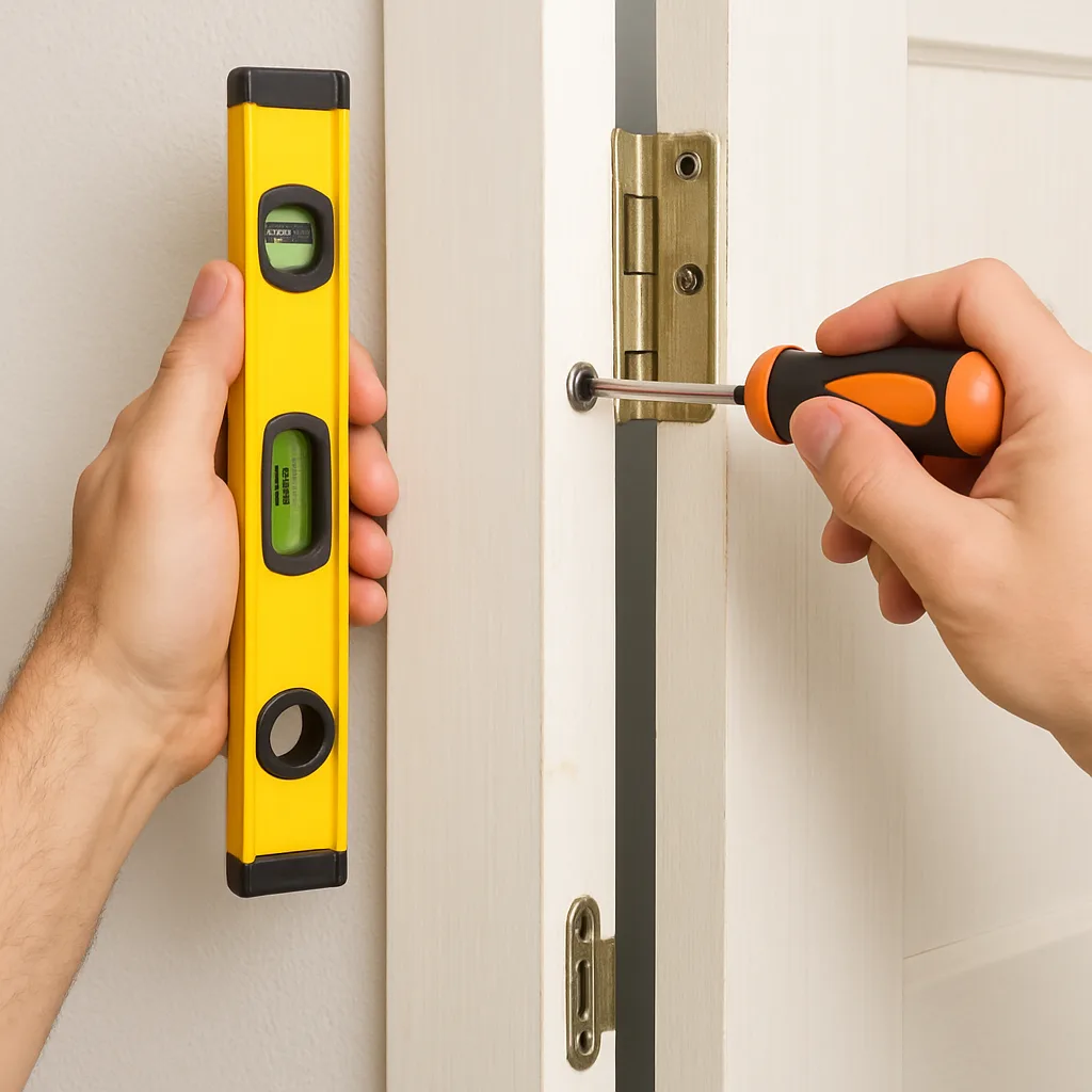 Deuren stellen die niet goed sluiten