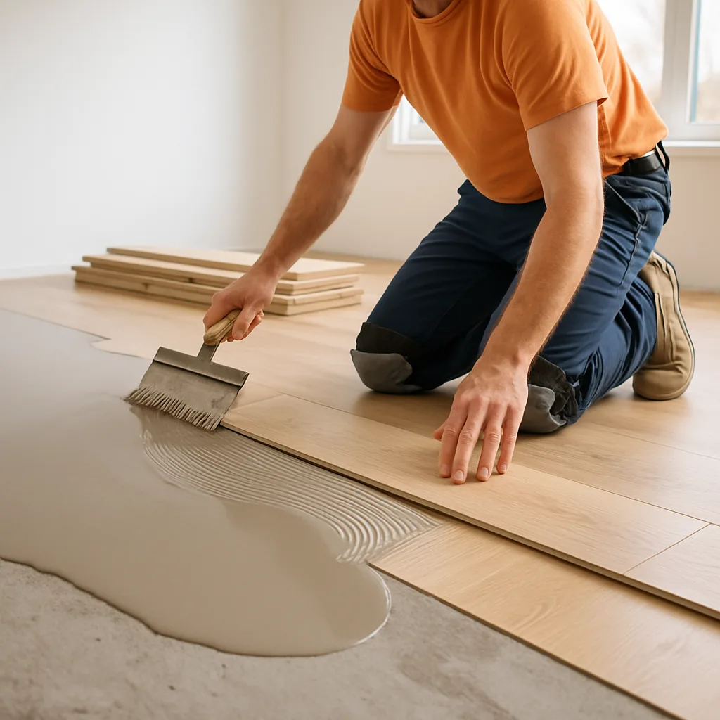 Een nieuwe vloer leggen inclusief egaliseren