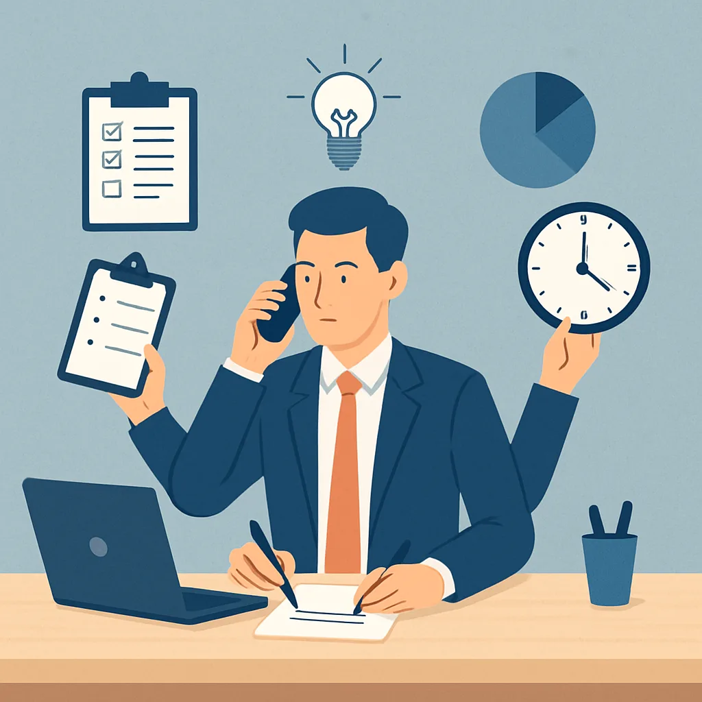 Efficiënt werken met meerdere klussen tegelijk