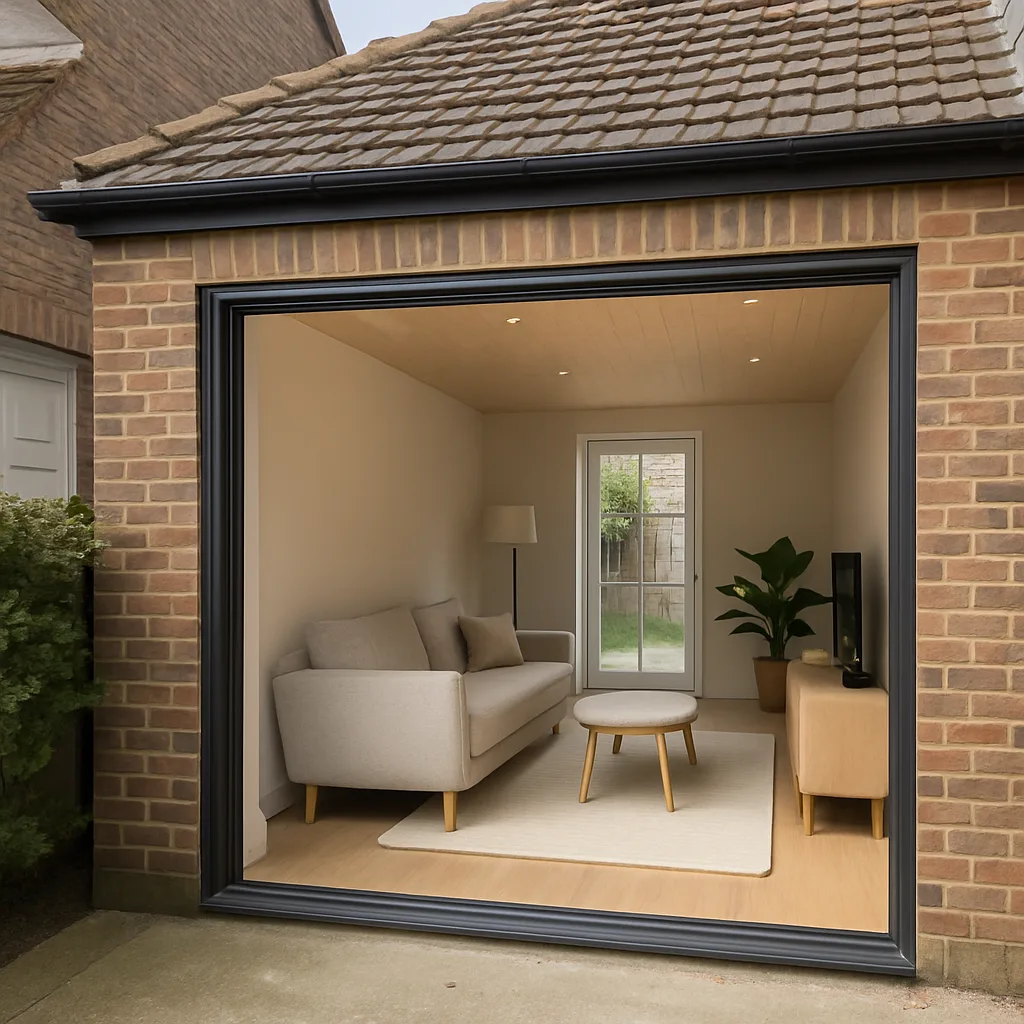 Garage ombouwen tot leefruimte