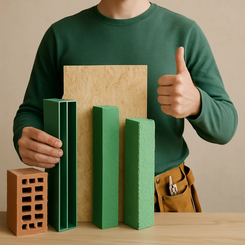 Groene materialen kiezen voor klussen