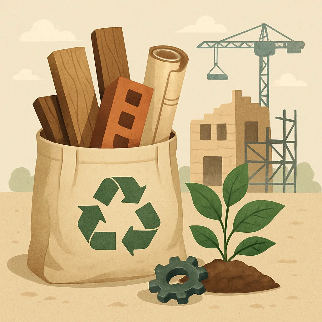 Hergebruik materialen voor duurzame projecten