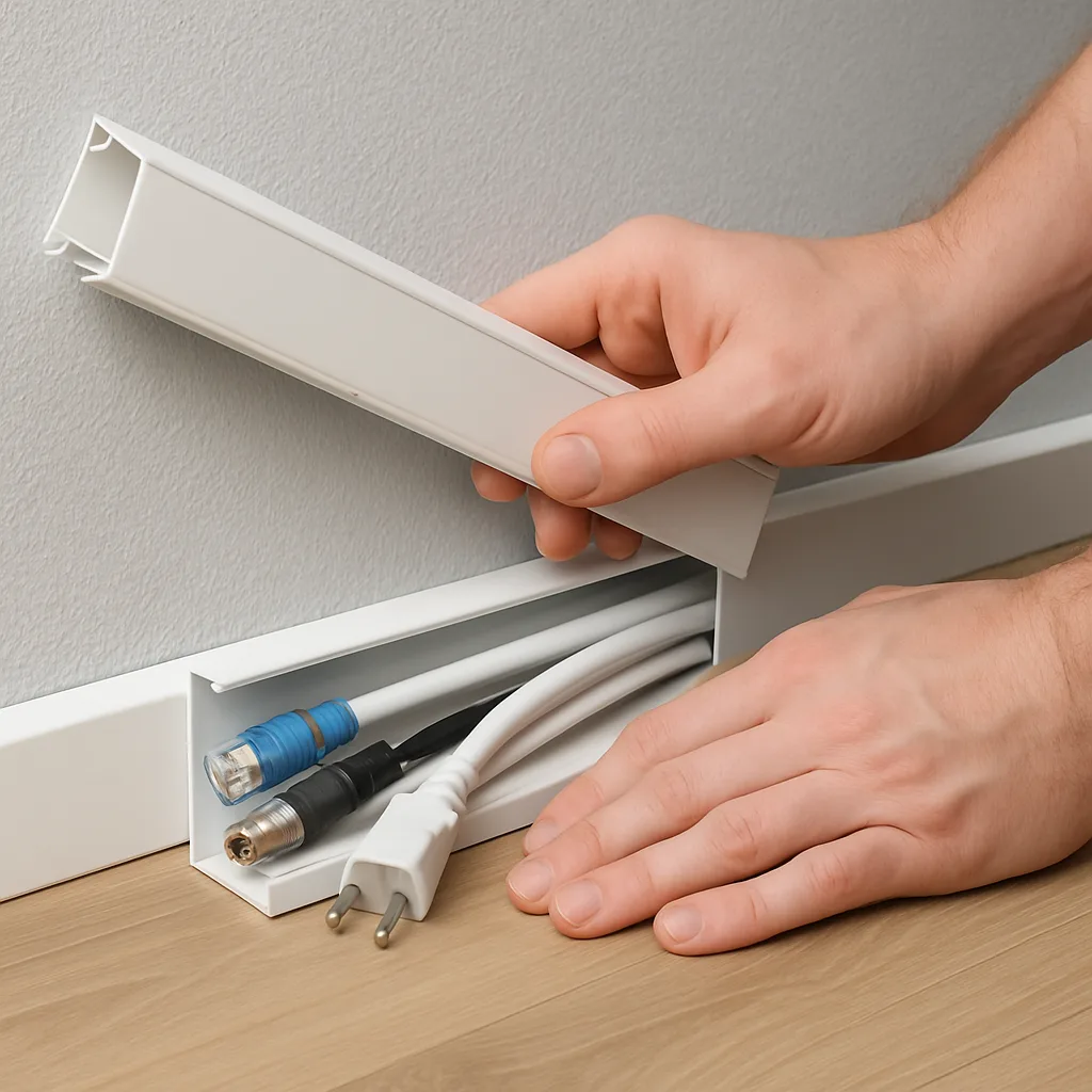 Kabels wegwerken zonder breekwerk