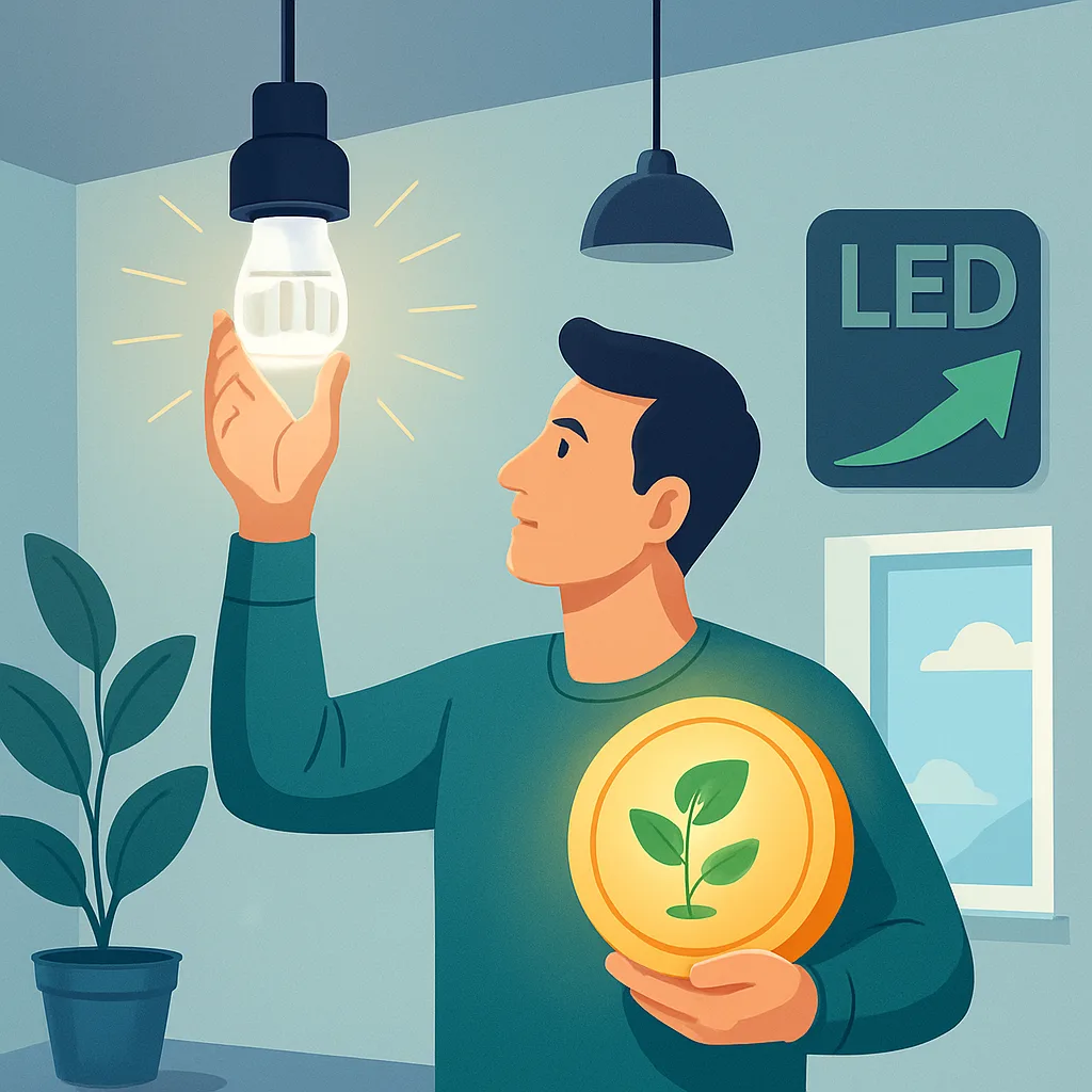 LED verlichting installeren en besparen op energie