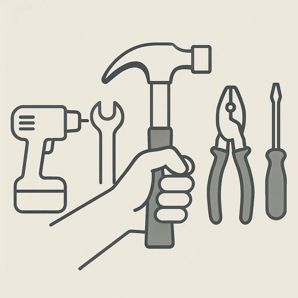 Minimalistisch klussen met minder gereedschap