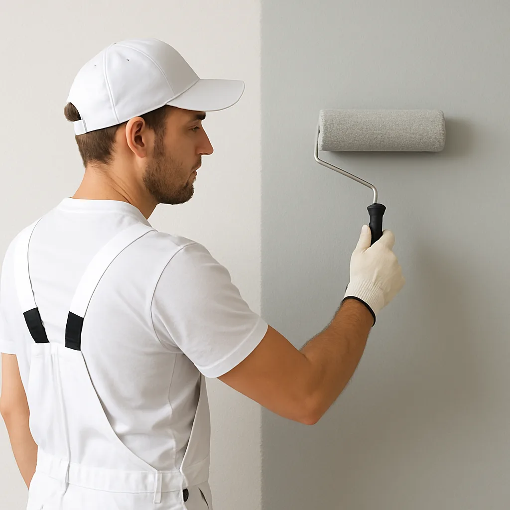 Muren strak schilderen zonder strepen