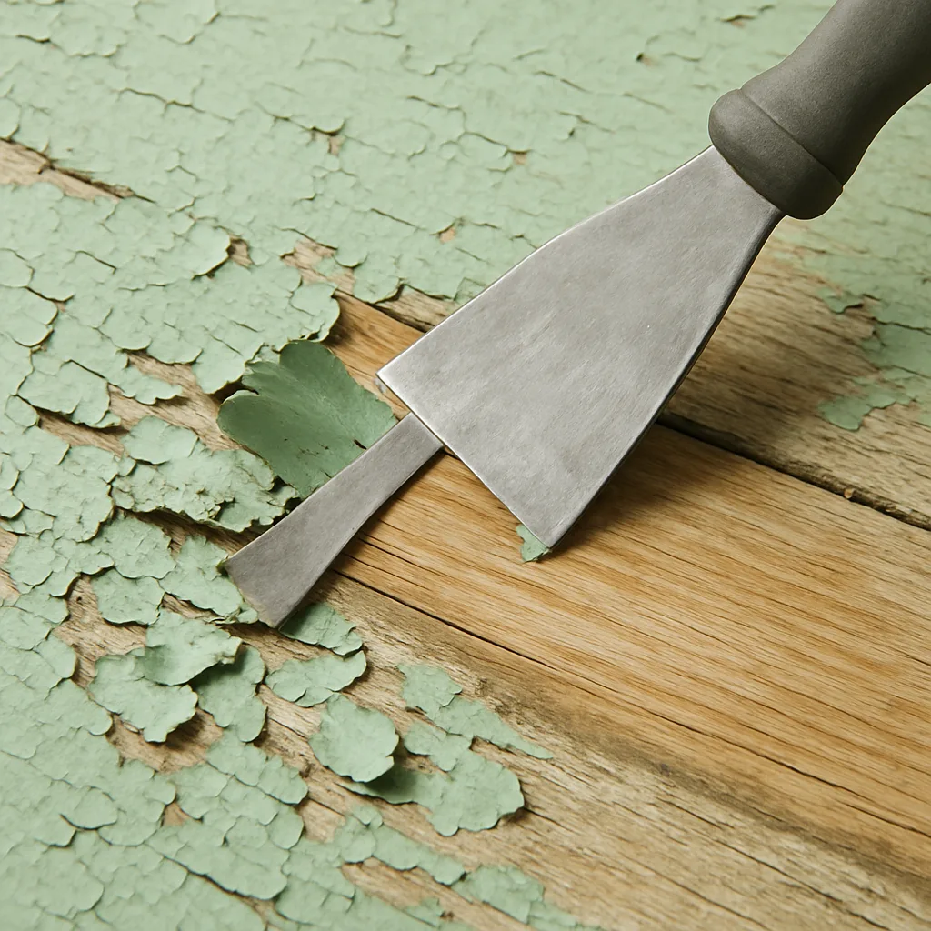 Oude verf verwijderen zonder beschadiging