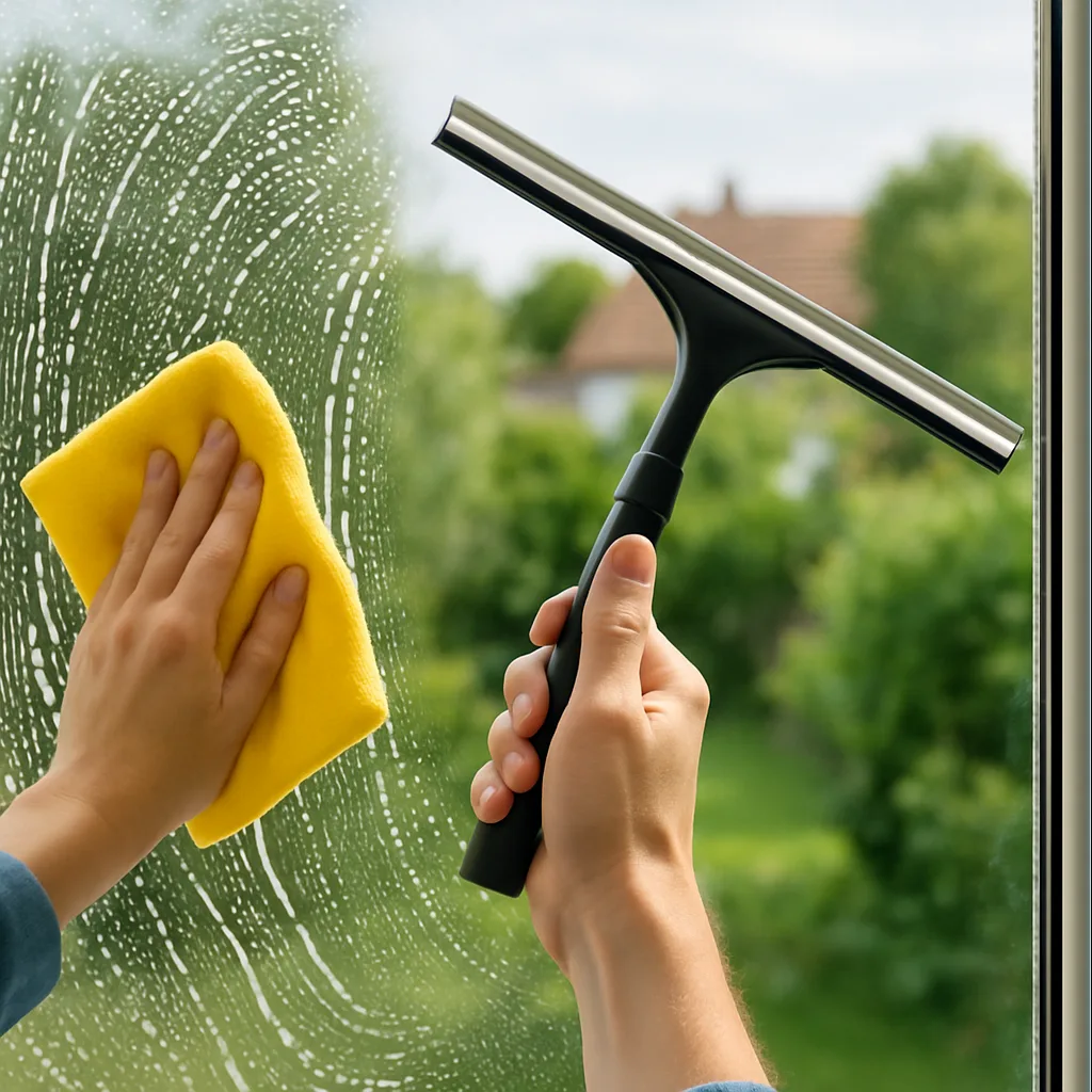 Ramen schoonmaken zonder strepen