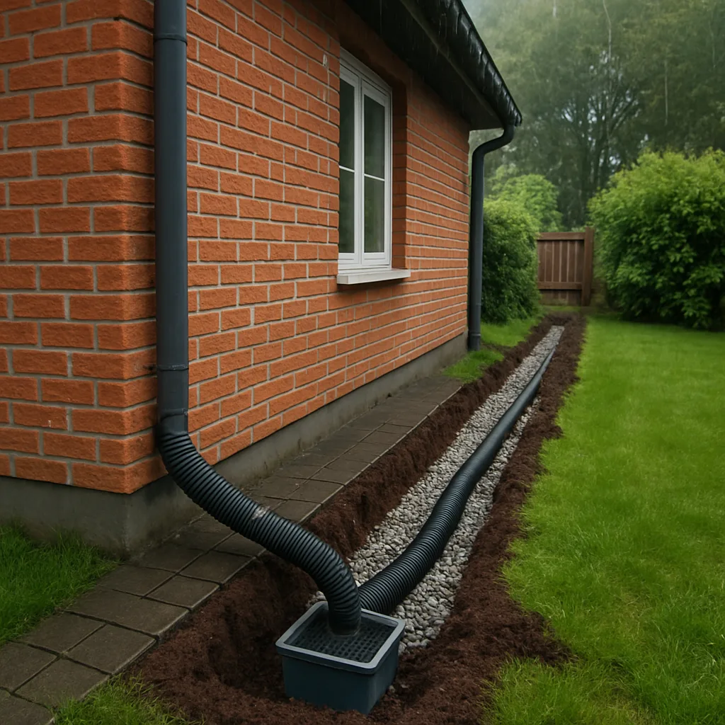 Regenwater afvoer verbeteren rondom huis