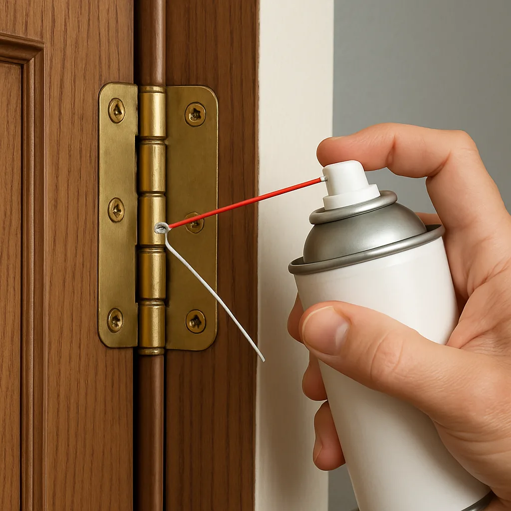 Scharnieren smeren en piepen voorkomen