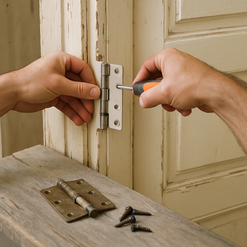 Scharnieren vervangen bij oude deuren eenvoudig