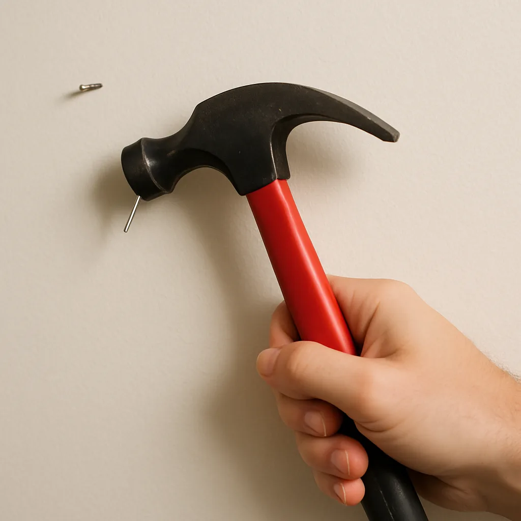 Spijkers verwijderen zonder schade aan muren