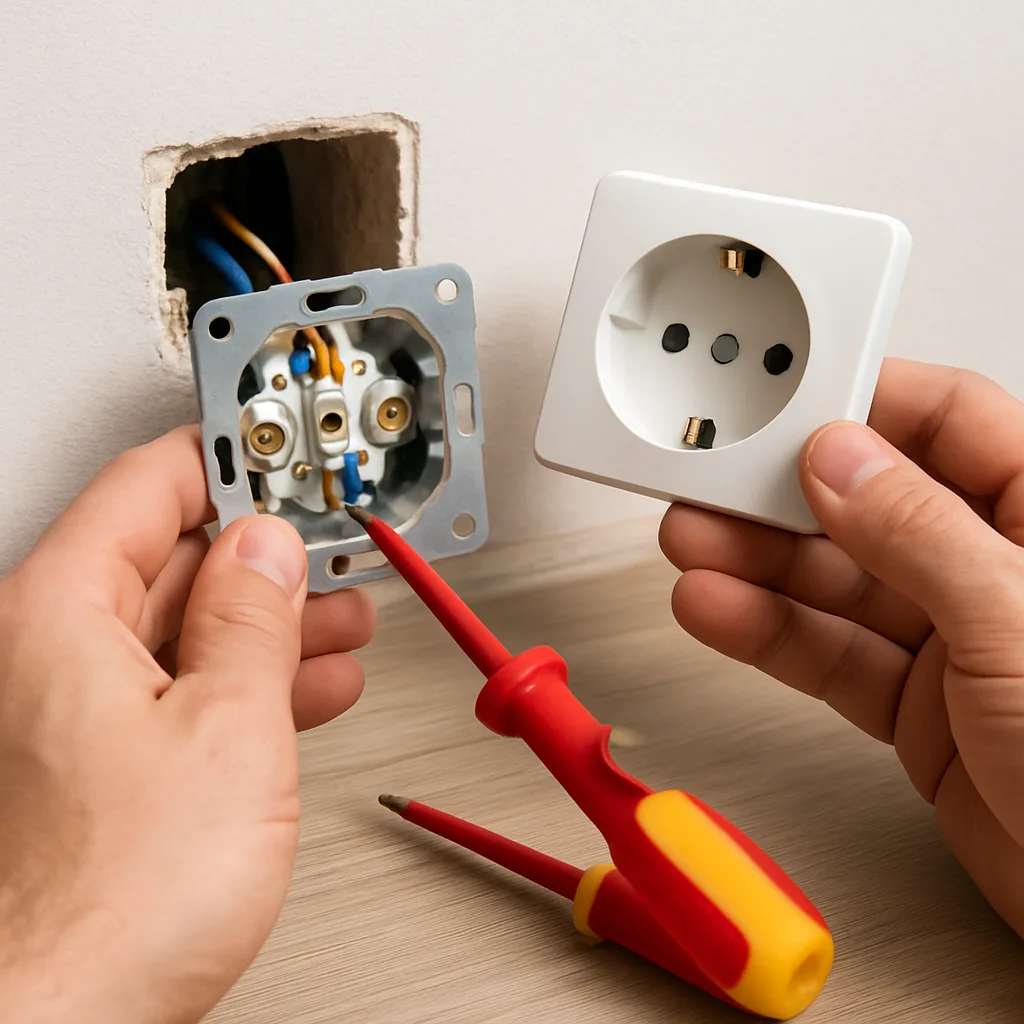 Stopcontact vervangen zonder risico