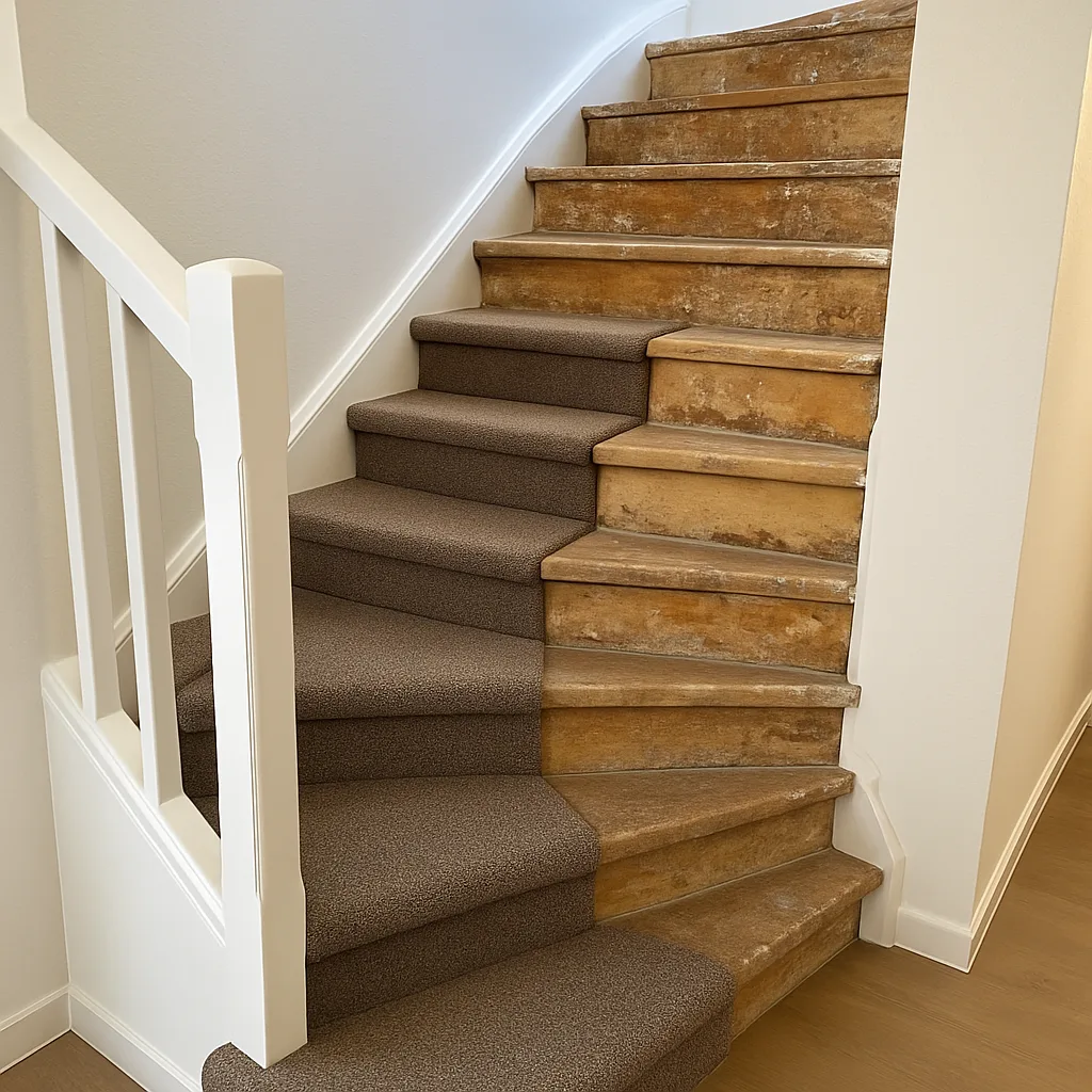 Trap renoveren met nieuwe bekleding