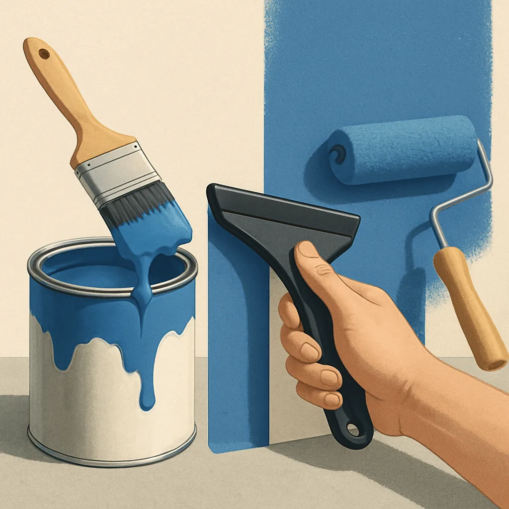 Verf besparen met slimme technieken