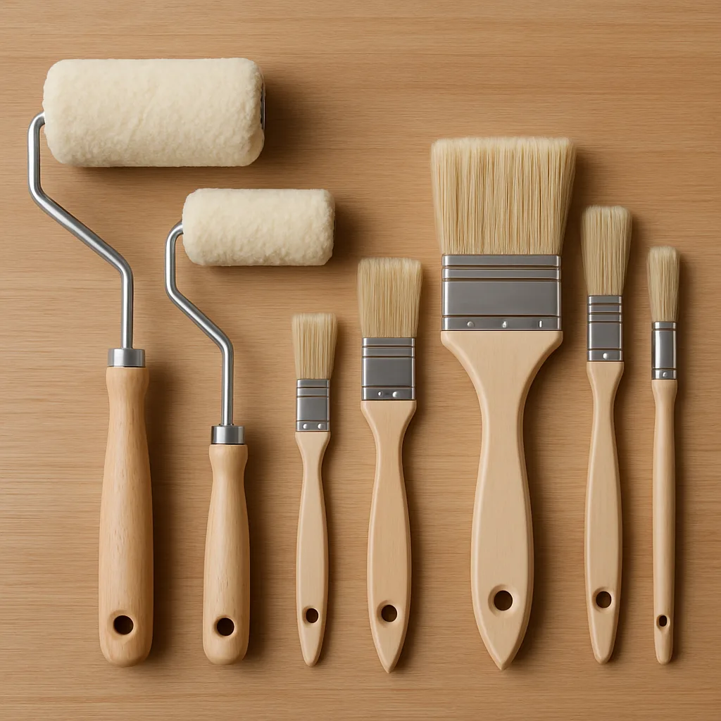 Verfrollers en kwasten kiezen voor elk project