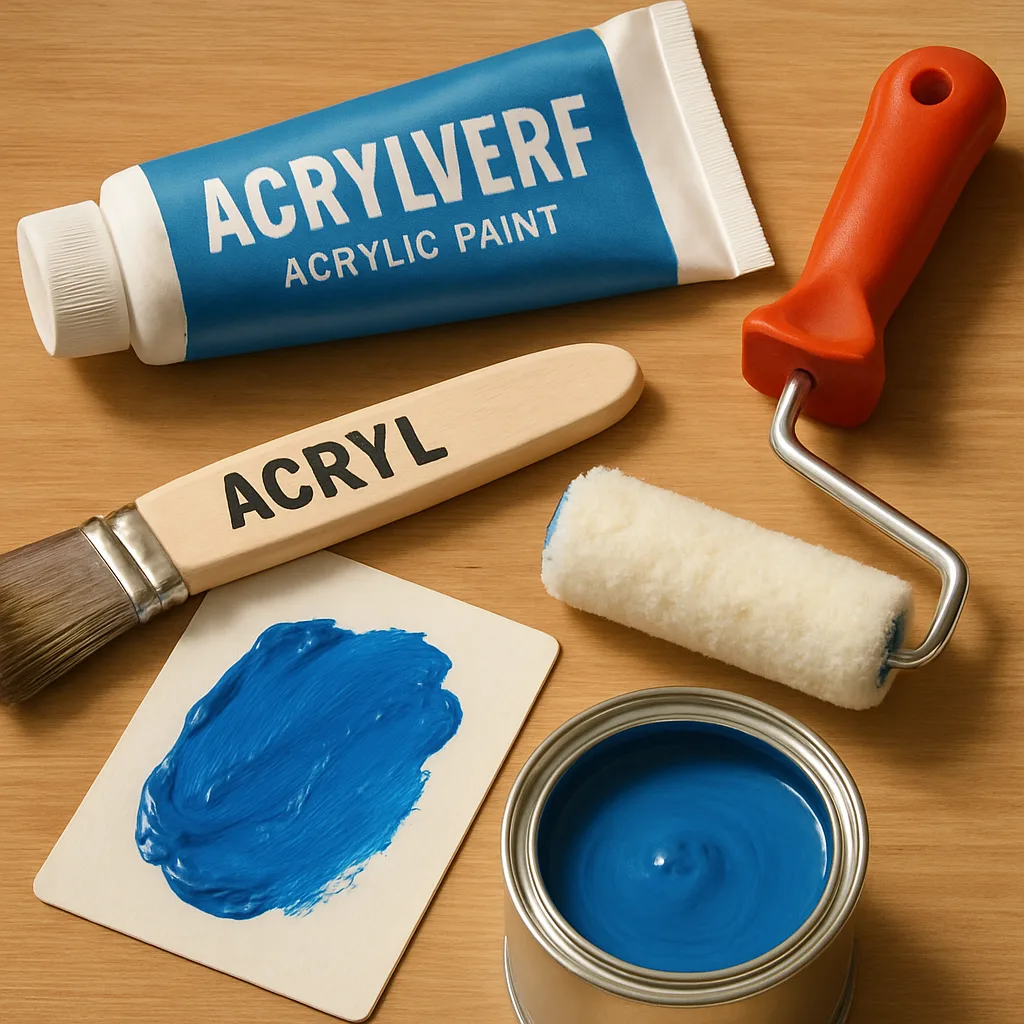 Verfsoorten uitgelegd: acryl