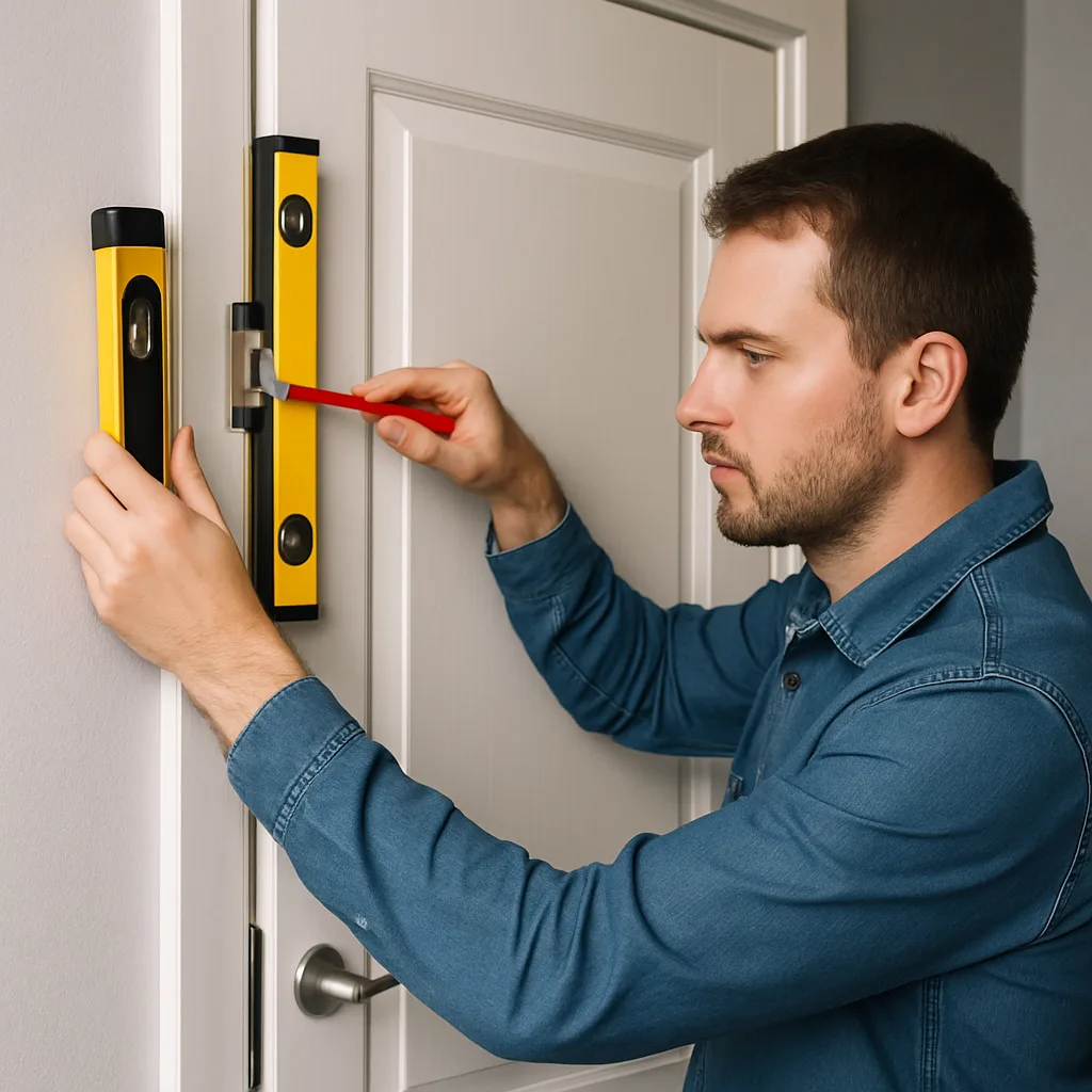 Zelf een deur afstellen die klemt