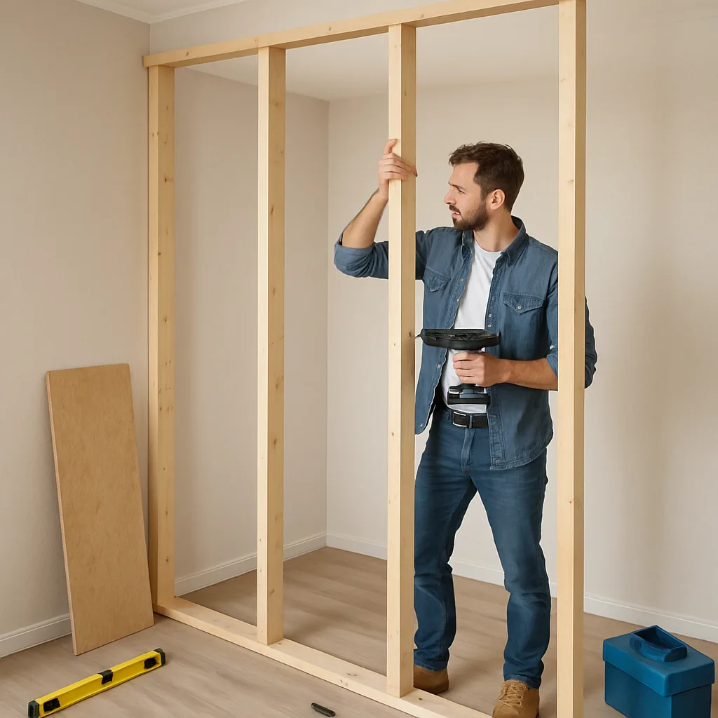 Zelf een tussenwand plaatsen in huis